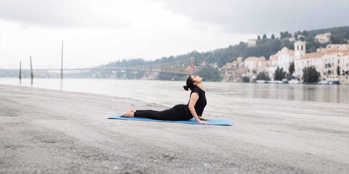 Private yoga session